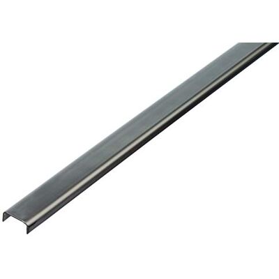 Alberts 485313 Profilé en U acier inoxydable 1000 x 16 x 10 mm - Publicité Alberts 485313 Profilé en U acier inoxydable 1000 x 16 x 10 mm - Publicité