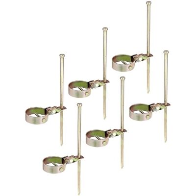 Alberts 842994 Ancrage pour balançoire pour fixation au sol galvanisé en jaune longueur 390 mm collier Ø 80 mm kit de 6 - Publicité Alberts 842994 Ancrage pour balançoire pour fixation au sol galvanisé en jaune longueur 390 mm collier Ø 80 mm kit de 6 - Publicité