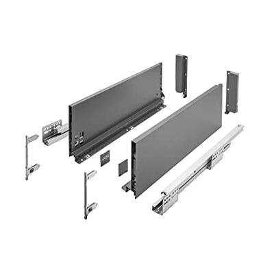 Guide de tiroir GTV AXIS PRO I - Anthracite - 550mm - 40kg - Push to open - Publicité Guide de tiroir GTV AXIS PRO I - Anthracite - 550mm - 40kg - Push to open - Publicité