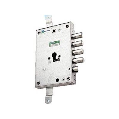 MOTTURA Serrure de porte blindée 85.571 Main gauche entraxe 28-4 verrous - Publicité MOTTURA Serrure de porte blindée 85.571 Main gauche entraxe 28-4 verrous - Publicité