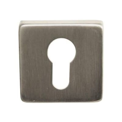 KLOSE BESSER - Rosettes Carrées - Trou pour Cylindre - Acier Inox 304 - 53x53mm - Quincaillerie de Porte - Publicité KLOSE BESSER - Rosettes Carrées - Trou pour Cylindre - Acier Inox 304 - 53x53mm - Quincaillerie de Porte - Publicité