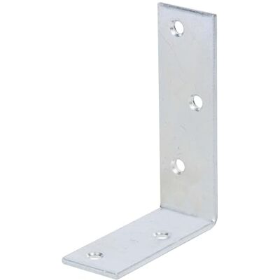 Alberts 829988 Équerre de poutre électro-galvanisé, passivé à couche épaisse 75 x 100 x 30 mm kit de 48 - Publicité Alberts 829988 Équerre de poutre électro-galvanisé, passivé à couche épaisse 75 x 100 x 30 mm kit de 48 - Publicité