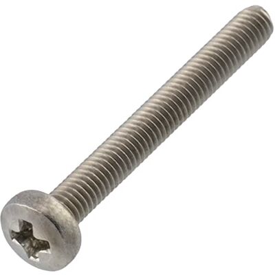 AERZETIX C59758 Lot de 20 Vis à métaux à tête cylindrique M3x25 mm à empreinte PH1 boulon d'assemblage DIN 7985 en acier inoxydable A2 couleur argent - Publicité AERZETIX C59758 Lot de 20 Vis à métaux à tête cylindrique M3x25 mm à empreinte PH1 boulon d'assemblage DIN 7985 en acier inoxydable A2 couleur argent - Publicité