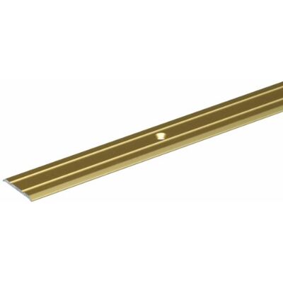 Alberts 491383 Barre de seuil percée aluminium, couleur or, anodisée 900 x 38 mm - Publicité Alberts 491383 Barre de seuil percée aluminium, couleur or, anodisée 900 x 38 mm - Publicité