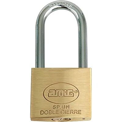 Cadenas AMIG 1515 en laiton avec arc en acier - 50mm de large - Publicité Cadenas AMIG 1515 en laiton avec arc en acier - 50mm de large - Publicité
