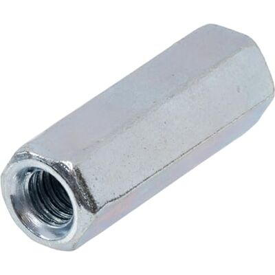 AERZETIX Lot de 30 Écrous de jonction allongés M6x30 à 6 pans pas de filetage 1 mm en acier zingué couleur argent fixation assemblage - Publicité AERZETIX Lot de 30 Écrous de jonction allongés M6x30 à 6 pans pas de filetage 1 mm en acier zingué couleur argent fixation assemblage - Publicité