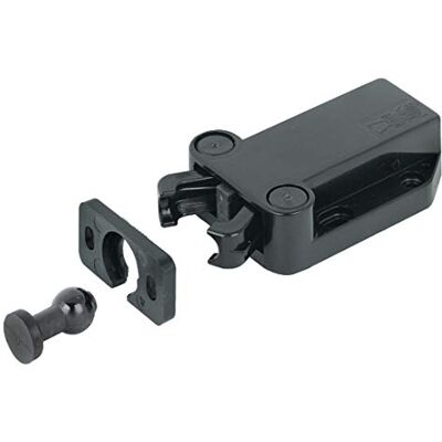 Gedotec Porte à ressort à bouton-pression avec serrure pour meubles de contrepartie pour tiroirs et portes tournantes Snap à visser Plastique noir loquet armoires 1 pièce - Publicité Gedotec Porte à ressort à bouton-pression avec serrure pour meubles de contrepartie pour tiroirs et portes tournantes Snap à visser Plastique noir loquet armoires 1 pièce - Publicité