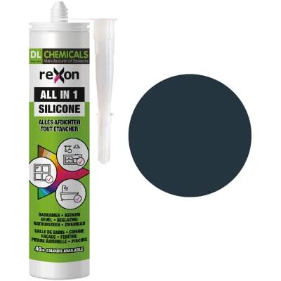 Rexon - silicona universal - gris antracita - 290 ml - Sealant - Publicité Rexon - silicona universal - gris antracita - 290 ml - Sealant - Publicité