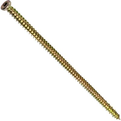 AERZETIX C44671 Lot de 20 Vis pour béton Ø7.5x182mm à empreint étoile T30 montage directe sans cheville à tête fraisée en acier zingué ancrage fixation bâtiment charpente bois - Publicité AERZETIX C44671 Lot de 20 Vis pour béton Ø7.5x182mm à empreint étoile T30 montage directe sans cheville à tête fraisée en acier zingué ancrage fixation bâtiment charpente bois - Publicité