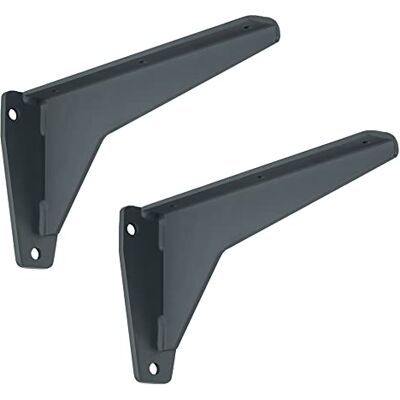 Gedotec Console pour charges lourdes 2 pcs support d'étagère angulaire MIRA Strong longueur 580 mm capacité de charge 500 kg par paire support d'étagère en acier massif gris - Publicité Gedotec Console pour charges lourdes 2 pcs support d'étagère angulaire MIRA Strong longueur 580 mm capacité de charge 500 kg par paire support d'étagère en acier massif gris - Publicité