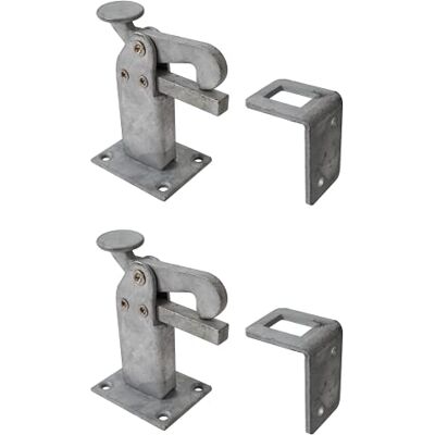 Alberts GAH- 410872 411763 Lot de 2 butées de porte galvanisées à chaud Hauteur 95 mm - Publicité Alberts GAH- 410872 411763 Lot de 2 butées de porte galvanisées à chaud Hauteur 95 mm - Publicité