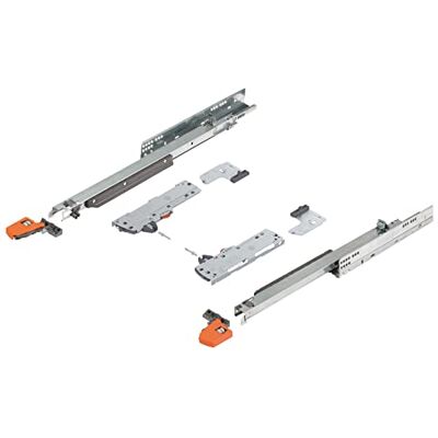 Gedotec Glissières de tiroir à sortie totale avec amortissement Blumotion 1 kit Blum Movento 766H 7000S Capacité de charge : 60 kg 700 mm Tip-On Push-to-Open Kit complet - Publicité Gedotec Glissières de tiroir à sortie totale avec amortissement Blumotion 1 kit Blum Movento 766H 7000S Capacité de charge : 60 kg 700 mm Tip-On Push-to-Open Kit complet - Publicité