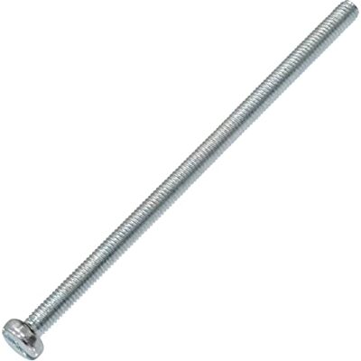 AERZETIX C60132 Lot de 20 Vis à métaux à tête cylindrique M3x60 mm à empreinte fendue S boulon d'assemblage DIN 84 dureté 4.8 en acier zingué couleur argent - Publicité AERZETIX C60132 Lot de 20 Vis à métaux à tête cylindrique M3x60 mm à empreinte fendue S boulon d'assemblage DIN 84 dureté 4.8 en acier zingué couleur argent - Publicité