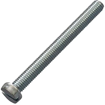 AERZETIX C60189 Lot de 20 Vis à métaux à tête cylindrique M5x50 mm à empreinte fendue S boulon d'assemblage DIN 84 dureté 4.8 en acier zingué couleur argent - Publicité AERZETIX C60189 Lot de 20 Vis à métaux à tête cylindrique M5x50 mm à empreinte fendue S boulon d'assemblage DIN 84 dureté 4.8 en acier zingué couleur argent - Publicité