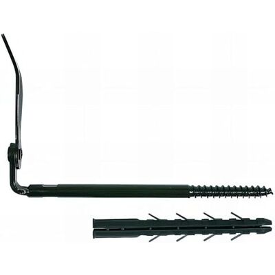 ING Fixations 2 Arrêts de volet pour parpaing et brique creuse D. 10 x 250 mm + chev. D. 12x130 mm Noir - Publicité ING Fixations 2 Arrêts de volet pour parpaing et brique creuse D. 10 x 250 mm + chev. D. 12x130 mm Noir - Publicité