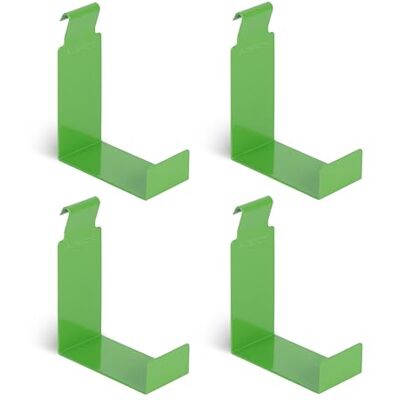 Alberts 825164 Crochet décoratif à suspendre taille L galvanisé sendzimir vert-jaune plastifié RAL6018 kit de 4 - Publicité Alberts 825164 Crochet décoratif à suspendre taille L galvanisé sendzimir vert-jaune plastifié RAL6018 kit de 4 - Publicité