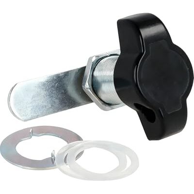 Gedotec Serrure de casier en métal – Noir DIN droite – Ø 19 x 25 mm – Serrure rotative pour cadenas Ø 5-7 mm – Serrure de porte casier pour armoires métalliques, armoires en bois, poignée de casier - Publicité Gedotec Serrure de casier en métal – Noir DIN droite – Ø 19 x 25 mm – Serrure rotative pour cadenas Ø 5-7 mm – Serrure de porte casier pour armoires métalliques, armoires en bois, poignée de casier - Publicité