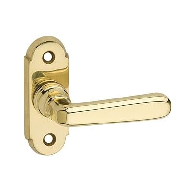 Gedotec Poignée de Fenêtre Semi-Olive 59 mm 1 Kit Laiton Poli Brillant Poignée de porte sans cylindre de fermeture Ferrure de protection avec tige de poignée - Publicité Gedotec Poignée de Fenêtre Semi-Olive 59 mm 1 Kit Laiton Poli Brillant Poignée de porte sans cylindre de fermeture Ferrure de protection avec tige de poignée - Publicité