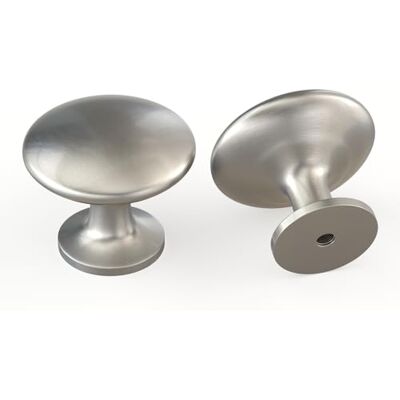 LONTAN Lot de 20 Bouton de Meuble Argenté Bouton de Porte Alliage de Zinc bouton ronde zinc massif anti-rouille, pour cuisine, tiroirs, commodes et armoires, 2 tailles de vis, pose simplifiée - Publicité LONTAN Lot de 20 Bouton de Meuble Argenté Bouton de Porte Alliage de Zinc bouton ronde zinc massif anti-rouille, pour cuisine, tiroirs, commodes et armoires, 2 tailles de vis, pose simplifiée - Publicité