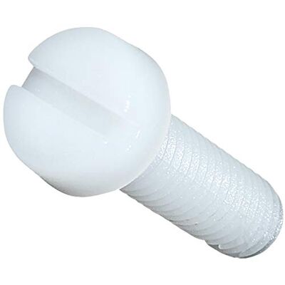 AERZETIX C45323 Lot de 10 Vis en Polyamide/Nylon M6x20 Filetage Métrique à Tête Cylindrique/Fendue/Plate/Ronde Isolante Bricolage Rénovation DIN 84 - Publicité AERZETIX C45323 Lot de 10 Vis en Polyamide/Nylon M6x20 Filetage Métrique à Tête Cylindrique/Fendue/Plate/Ronde Isolante Bricolage Rénovation DIN 84 - Publicité