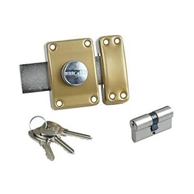 Serrure Bricard 30x30mm Même Clé - Publicité Serrure Bricard 30x30mm Même Clé - Publicité