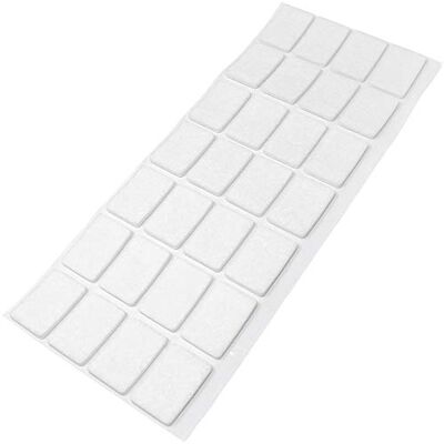 ADSAMM - 28x20x30 - Blanc - 3,5 mm - Tampons en feutre pour meubles - Publicité ADSAMM - 28x20x30 - Blanc - 3,5 mm - Tampons en feutre pour meubles - Publicité
