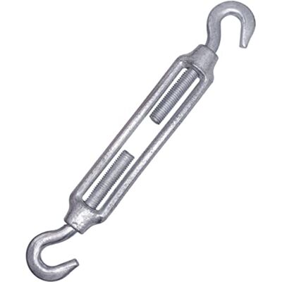 Marcopol Lot de 1 tendeur de câble M10 réglable avec crochet et crochet Tension de câble (1 pièce, M10) - Publicité Marcopol Lot de 1 tendeur de câble M10 réglable avec crochet et crochet Tension de câble (1 pièce, M10) - Publicité