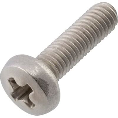 AERZETIX C59750 Lot de 50 Vis à métaux à tête cylindrique M3x10 mm à empreinte PH1 boulon d'assemblage DIN 7985 en acier inoxydable A2 couleur argent - Publicité AERZETIX C59750 Lot de 50 Vis à métaux à tête cylindrique M3x10 mm à empreinte PH1 boulon d'assemblage DIN 7985 en acier inoxydable A2 couleur argent - Publicité