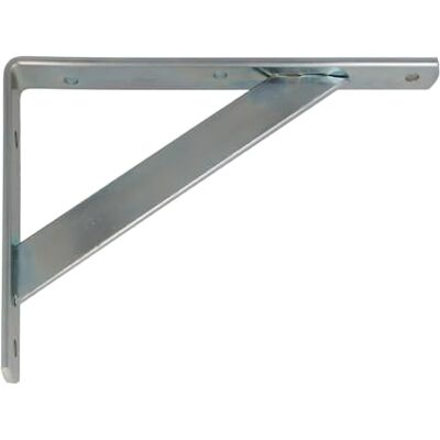Amig Équerre d'étagère murale Console pour étagère Support étagère en Acier Coleur: Zingué Dimensions: 400 x 275 Poids max.: 225 kg - Publicité Amig Équerre d'étagère murale Console pour étagère Support étagère en Acier Coleur: Zingué Dimensions: 400 x 275 Poids max.: 225 kg - Publicité