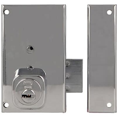 AMIG 75P Serrure à recouvrement droite - Cylindre de sécurité pour porte en bois - Publicité AMIG 75P Serrure à recouvrement droite - Cylindre de sécurité pour porte en bois - Publicité