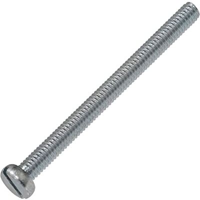 AERZETIX C60113 Lot de 10 Vis à métaux à tête cylindrique M2.5x30 mm à empreinte fendue S boulon d'assemblage DIN 84 dureté 4.8 en acier zingué couleur argent - Publicité AERZETIX C60113 Lot de 10 Vis à métaux à tête cylindrique M2.5x30 mm à empreinte fendue S boulon d'assemblage DIN 84 dureté 4.8 en acier zingué couleur argent - Publicité