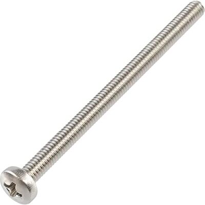 AERZETIX C59778 Lot de 10 Vis à métaux à tête cylindrique M4x60 mm à empreinte PH2 boulon d'assemblage DIN 7985 en acier inoxydable A2 couleur argent - Publicité AERZETIX C59778 Lot de 10 Vis à métaux à tête cylindrique M4x60 mm à empreinte PH2 boulon d'assemblage DIN 7985 en acier inoxydable A2 couleur argent - Publicité