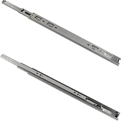 AERZETIX C41008n еnsemble de Coulisses/glissières télescopiques à billes 450mm x 45mm charge maximale 45 kg rail de guidage en acier pour armoire tiroir placard commode meuble - Publicité AERZETIX C41008n еnsemble de Coulisses/glissières télescopiques à billes 450mm x 45mm charge maximale 45 kg rail de guidage en acier pour armoire tiroir placard commode meuble - Publicité