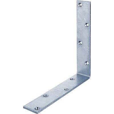 Alberts 823986 Lot de 10 équerres étroites Galvanisé bleu 200 x 200 x 40 mm - Publicité Alberts 823986 Lot de 10 équerres étroites Galvanisé bleu 200 x 200 x 40 mm - Publicité