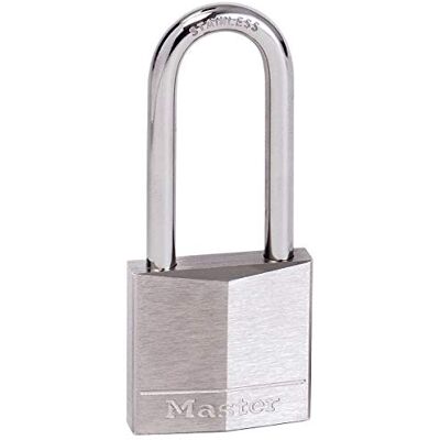 Master Lock 640EURD Cadenas Marin avec Clés et Anse Longue, Gris, 9,5 x 4 x 1,3 cm - Publicité Master Lock 640EURD Cadenas Marin avec Clés et Anse Longue, Gris, 9,5 x 4 x 1,3 cm - Publicité
