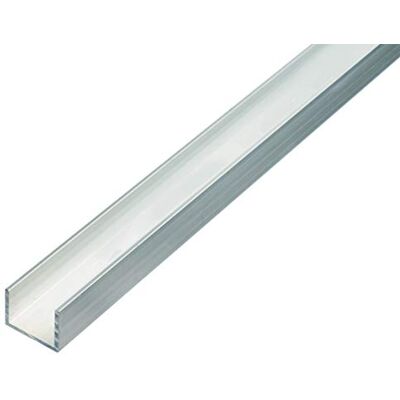 Alberts GAH- 497538 470449 Lot de 10 profilés en U en aluminium naturel 1000 x 10 x 8 mm - Publicité Alberts GAH- 497538 470449 Lot de 10 profilés en U en aluminium naturel 1000 x 10 x 8 mm - Publicité