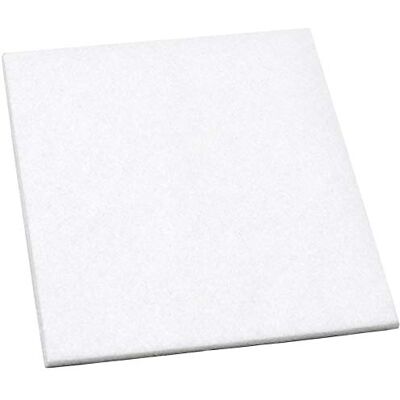 Adsamm ® / plaquette autocollante en feutre pour le découpage / blanc / 100x100 mm / carré / 3,5 mm d' épaisseur / patins feutre auto-adhésifs - Publicité Adsamm ® / plaquette autocollante en feutre pour le découpage / blanc / 100x100 mm / carré / 3,5 mm d' épaisseur / patins feutre auto-adhésifs - Publicité