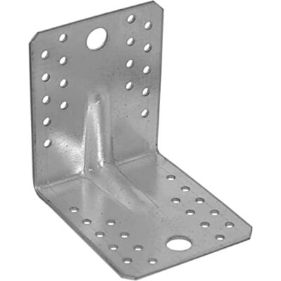 Gedotec Raccord d'angle pour charges lourdes avec moulure 90° Perçages Eurocode 100 pièces fer d'angle 105x105x90 mm Support de poteau avec nervure Équerre à visser Équerre en métal Équerre - Publicité Gedotec Raccord d'angle pour charges lourdes avec moulure 90° Perçages Eurocode 100 pièces fer d'angle 105x105x90 mm Support de poteau avec nervure Équerre à visser Équerre en métal Équerre - Publicité