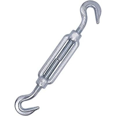 Marcopol Lot de 1 tendeur de câble M14 réglable avec crochet et crochet Tension de câble de corde (1 pièce, M14) - Publicité Marcopol Lot de 1 tendeur de câble M14 réglable avec crochet et crochet Tension de câble de corde (1 pièce, M14) - Publicité