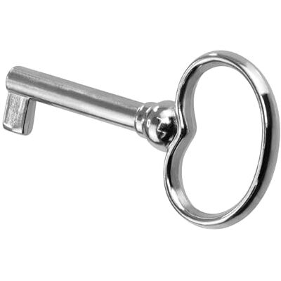 Gedotec BACH Clé de meuble en métal nickelé 1 pièce Clé de rechange Deco Classic 35 mm Compatible Euro Lock pour serrure de meubles - Publicité Gedotec BACH Clé de meuble en métal nickelé 1 pièce Clé de rechange Deco Classic 35 mm Compatible Euro Lock pour serrure de meubles - Publicité