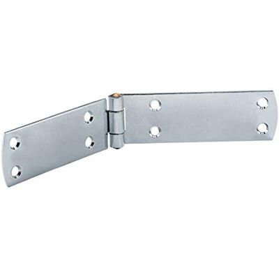 Gedotec Charnière de porte lourde Paumelle à visser 1 pièce Paumelles de volet en acier 120 x 30 mm Paumelle de porte zinguée bleue Charnières de porte épaisseur du matériau 2 mm - Publicité Gedotec Charnière de porte lourde Paumelle à visser 1 pièce Paumelles de volet en acier 120 x 30 mm Paumelle de porte zinguée bleue Charnières de porte épaisseur du matériau 2 mm - Publicité