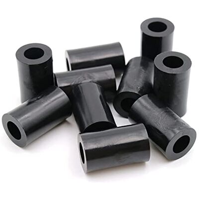 Design61 Lot de 10 entretoises rondes, L 20 mm x Ø 15/8,2 mm, M8, ronds, polyéthylène haute densité Noir - Publicité Design61 Lot de 10 entretoises rondes, L 20 mm x Ø 15/8,2 mm, M8, ronds, polyéthylène haute densité Noir - Publicité