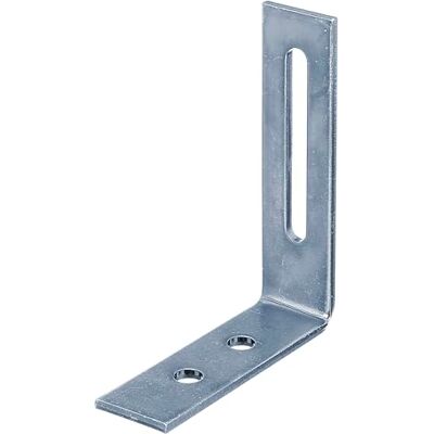 Alberts 823870 Lot de 25 équerres réglables avec trou oblong Bleu galvanisé 65 x 80 x 20 mm - Publicité Alberts 823870 Lot de 25 équerres réglables avec trou oblong Bleu galvanisé 65 x 80 x 20 mm - Publicité