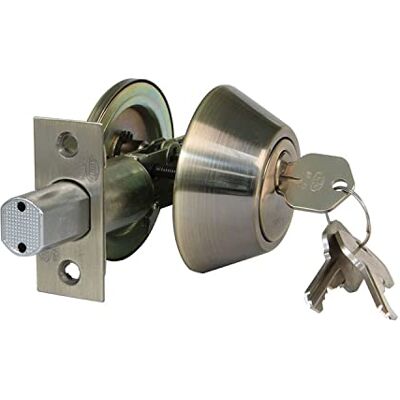 Amig Verrou 1550 en Laiton Cuir Serrure à Rosace pour Portes Jusqu'à 45 mm Acier Durable avec 3 Clés Incluses Sécurité et Intimité Installation Facile, Cuir, Acier - Publicité Amig Verrou 1550 en Laiton Cuir Serrure à Rosace pour Portes Jusqu'à 45 mm Acier Durable avec 3 Clés Incluses Sécurité et Intimité Installation Facile, Cuir, Acier - Publicité