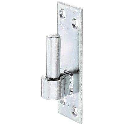 Alberts 860608 Gond sur platine forme de type Allemagne du sud avec crochet DI ou DII électro-galvanisé, passivé à couche épaisse cote axe Ø13 mm platine 110 x 36 mm kit de 10 - Publicité Alberts 860608 Gond sur platine forme de type Allemagne du sud avec crochet DI ou DII électro-galvanisé, passivé à couche épaisse cote axe Ø13 mm platine 110 x 36 mm kit de 10 - Publicité