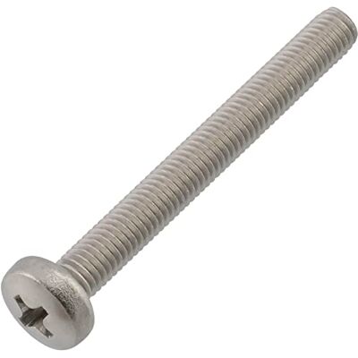 AERZETIX C59788 Lot de 10 Vis à métaux à tête cylindrique M5x45 mm à empreinte PH2 boulon d'assemblage DIN 7985 en acier inoxydable A2 couleur argent - Publicité AERZETIX C59788 Lot de 10 Vis à métaux à tête cylindrique M5x45 mm à empreinte PH2 boulon d'assemblage DIN 7985 en acier inoxydable A2 couleur argent - Publicité