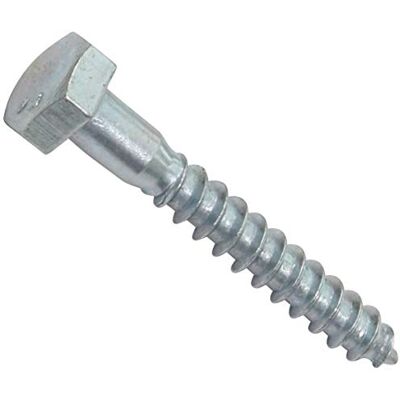 AERZETIX Lot de 10 Tirefond Vis à Bois M10x70mm à Tête Hexagonale 6 Pans DIN571 en Acier Zingué Assemblage Fixation Charpente Ossature Contreplaqués Agglomérés - Publicité AERZETIX Lot de 10 Tirefond Vis à Bois M10x70mm à Tête Hexagonale 6 Pans DIN571 en Acier Zingué Assemblage Fixation Charpente Ossature Contreplaqués Agglomérés - Publicité