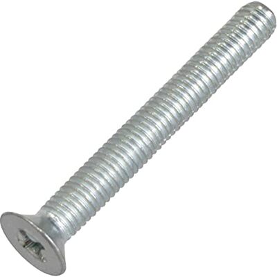 AERZETIX C58375 Lot de 20 Vis à tête fraisées M5x40 mm à empreinte PH à filetage métrique standard pour boulon d'assemblage DIN 965 en acier zingué couleur argent - Publicité AERZETIX C58375 Lot de 20 Vis à tête fraisées M5x40 mm à empreinte PH à filetage métrique standard pour boulon d'assemblage DIN 965 en acier zingué couleur argent - Publicité
