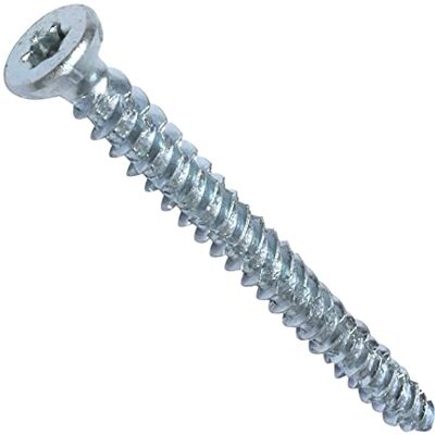 AERZETIX Lot de 100 Vis d'Ancrage Direct pour Béton Ø7.5x82mm Tête Fraisée Conique à Empreinte Étoile T30 Fixation Directe sans Cheville - Publicité AERZETIX Lot de 100 Vis d'Ancrage Direct pour Béton Ø7.5x82mm Tête Fraisée Conique à Empreinte Étoile T30 Fixation Directe sans Cheville - Publicité