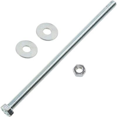 AERZETIX Kit ensemble de 10 boulons M5x100 mm à tête hexagonale + 20 rondelles larges M5x15 mm + 10 écrous hexagonaux M5 pour bricolage et fixation légère en acier - Publicité AERZETIX Kit ensemble de 10 boulons M5x100 mm à tête hexagonale + 20 rondelles larges M5x15 mm + 10 écrous hexagonaux M5 pour bricolage et fixation légère en acier - Publicité